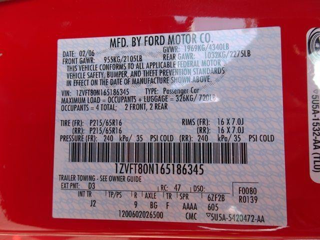 2006 Ford Mustang Standard